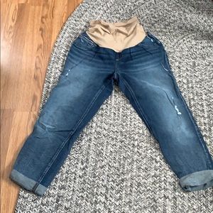 Maternity jean capris